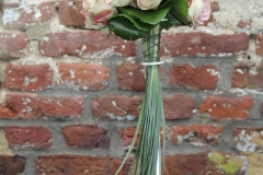 Bouquet de mariée roses